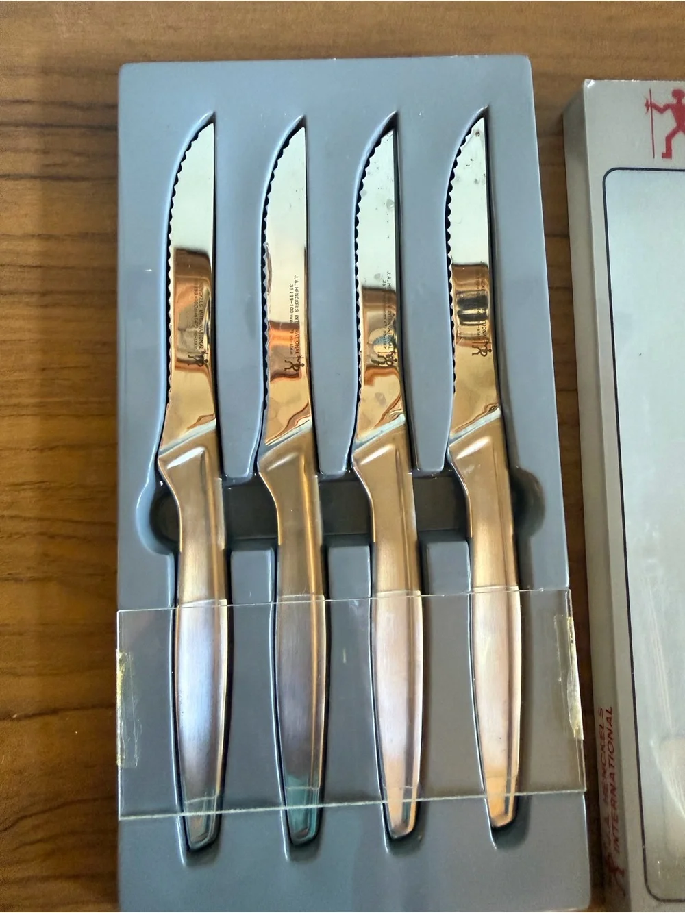 J.A. Henckels International 4 Piece Stainless Steel Steak Knife Set
